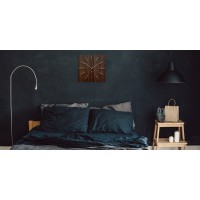 Dizajnové nástenné hodiny Future Time FT1010WE Square dark natural brown 40cm Dizajnové nástenné hodiny Future Time FT1010WE Square dark natural brown 40cm